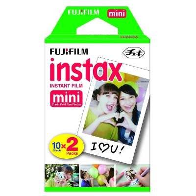 Fujifilm Instax Mini Pelicula Instantanea Twin Pack (blanco)