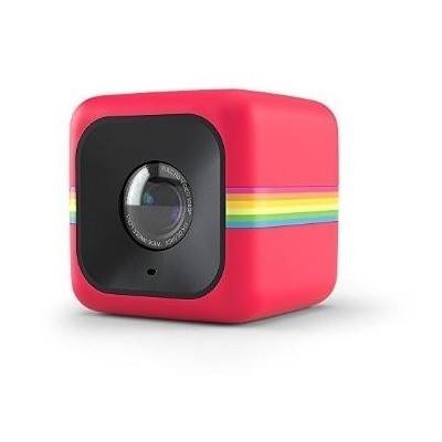 Polaroid Cube + 1440p Mini Camara Con Wifi En Rojo