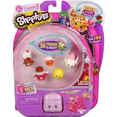 Shopkins 56251z Temporada 5 Paquete De 5