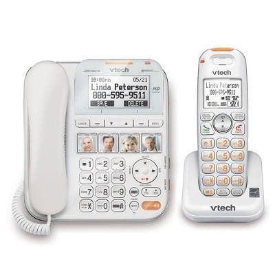 Vtech Sn6147 Sistema De Contestadora Con Cable / Sin Cable