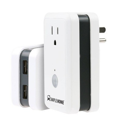 Simple Home Sim-xws7-1002-wht Wifi Enchufe De Pared