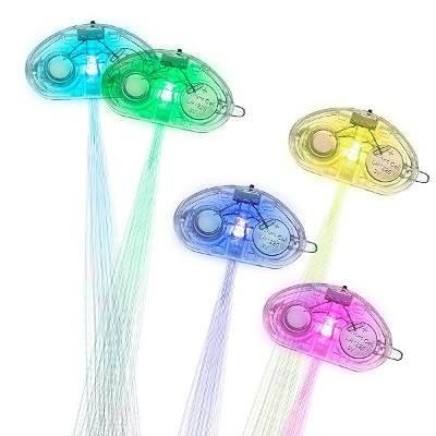 Etekcity Flash Barrettes Led Extensiones Multicolores