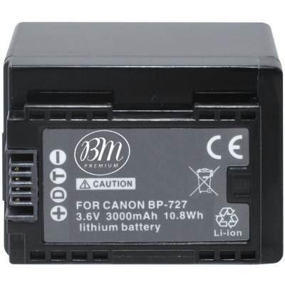 Bm Bateria Premium Bp-727 Para Canon Vixia Hf R80, Hf R82
