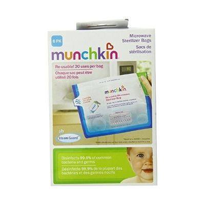 Munchkin 11003 Bolsas Esterilizadoras Para Microondas 6pack