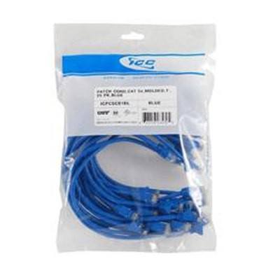 Icc Icpcsc01bl Patch Cable 5e 1 Pie De Longitud Paquete 25