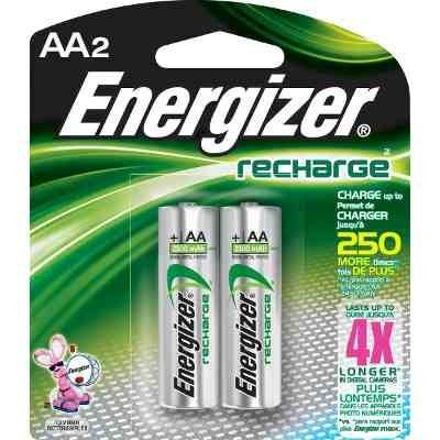 Energizer Nh15bp-2 Aa Baterias Recargables De Niquel (paq2)