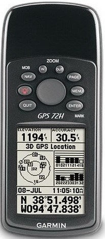 GPS GARMIN 72 H - NUEVO DE MANO LIGERO Y RESISTENTE AL AGUA 72H