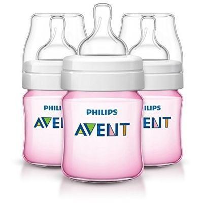 Philips Avent Scf401/37 Biberones Anti-colicos De 4oz Rosa
