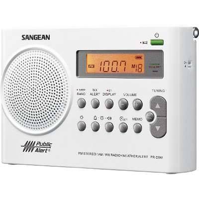 Sangean Pr-d9 W Am/fm Radio Portatil Recargable Tiempo
