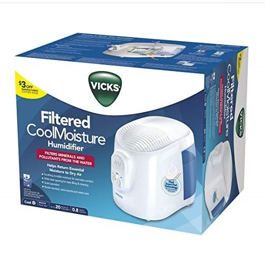 Vicks Vev320 Humidificador Filtrado De Humedad Fria