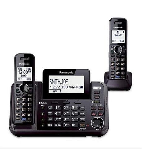Panasonic Telefono Kx-tg9552b 2 Lineas Inalambricas, 2hs