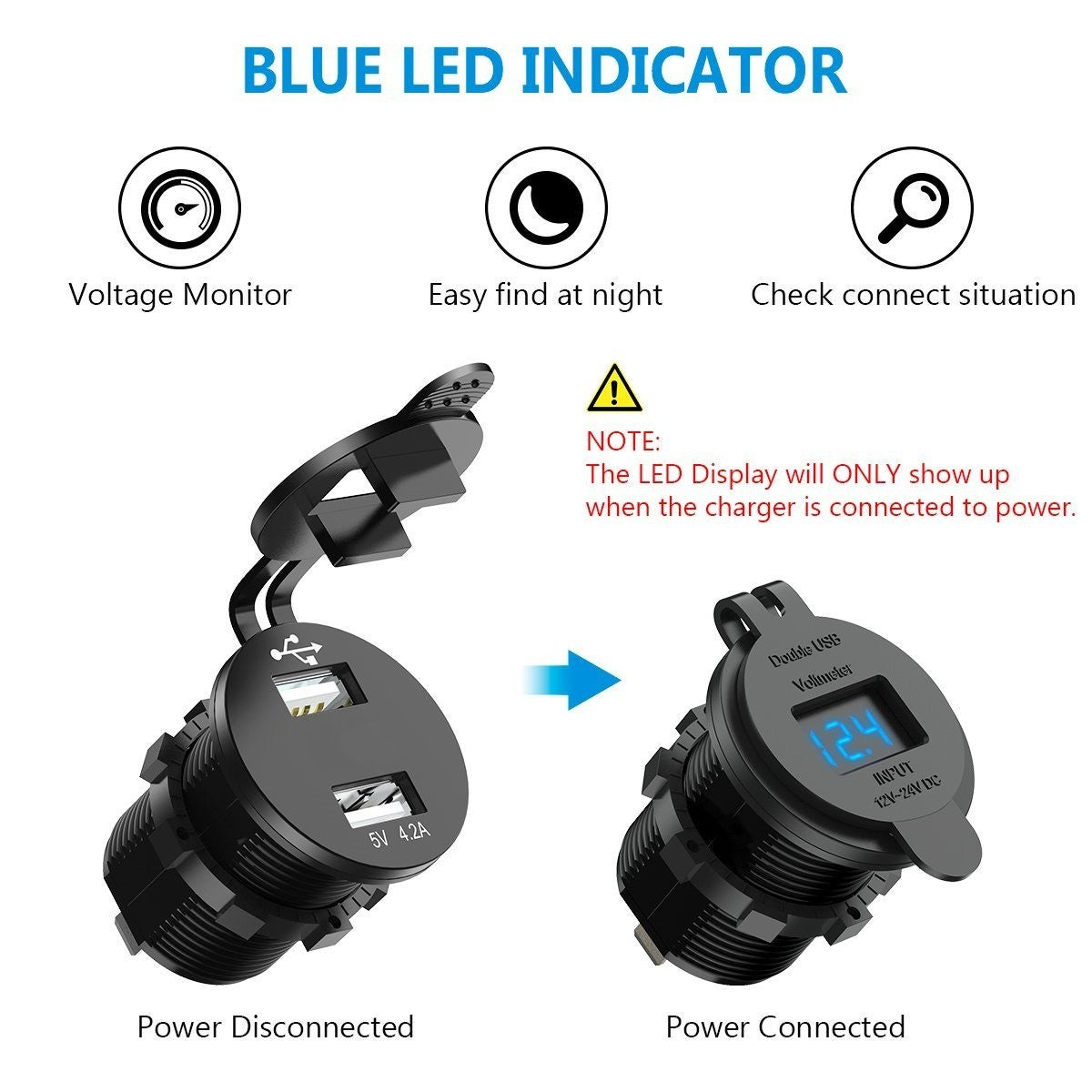 Chgeek Cargador Usb Dual Socket Toma De Alimentacion 2.1a
