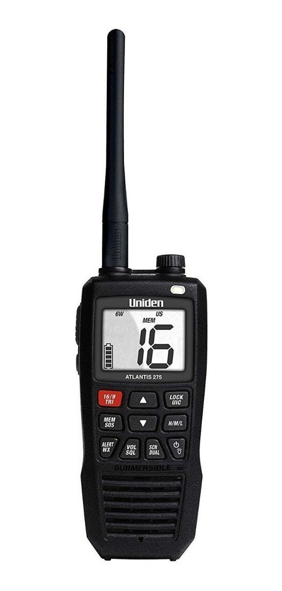 Uniden Atlantis 275 Radio Mano Dos Vias Marino Vhf Flotante