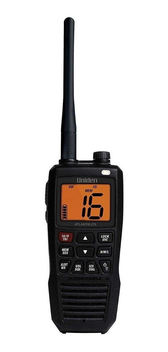 Uniden Atlantis 275 Radio Mano Dos Vias Marino Vhf Flotante
