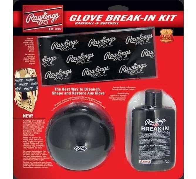 Rawlings Glove Break-in Kit Esponja Envoltorio Guante Bola