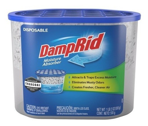 Damprid Carbón Activado Absorbente Humedad 18 Oz Tina