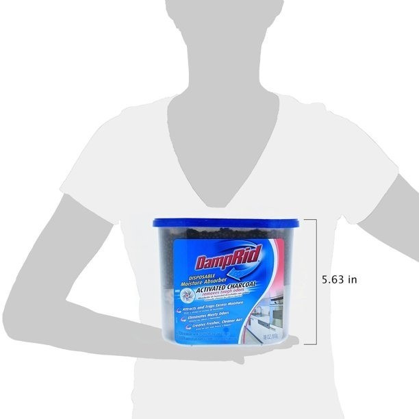 Damprid Carbón Activado Absorbente Humedad 18 Oz Tina