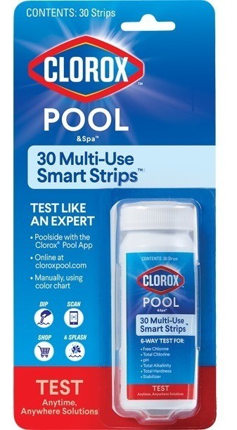 Clorox Pool&spa Tiras Reactivas Pruebas De Agua 30 Unidades