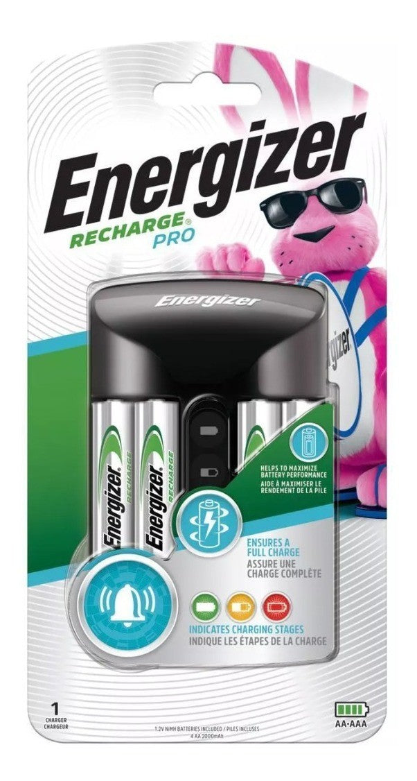 Energizer Cargador Pro Pila Recargable Nimh Aa Aaa