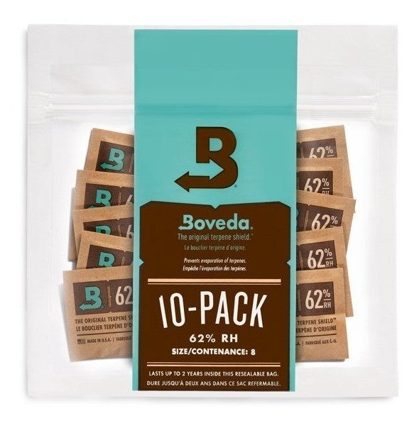Boveda 62% Rh Control De Humedad 2 Vias Tamaño 8 1 Oz 10 Pz