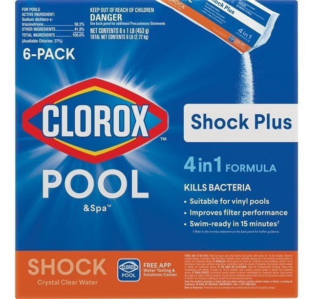 Clorox Pool&spa Shock Plus Pool Shock Para Piscinas