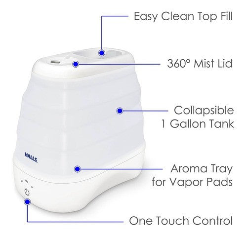 Halls Collapsible Cool Humidificador