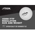 Stiga Pelotas De Tenis De Mesa De 3 Estrellas Pack De 6