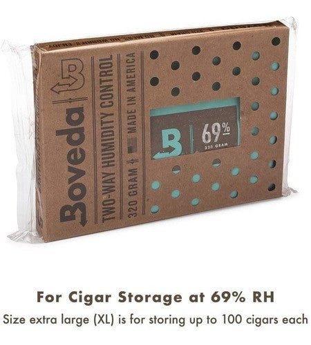 Boveda Control De Humedad 69% Rh 320 Gramos Puros Y Tabaco
