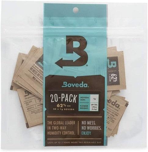Boveda 62% Rh Control De Humedad De 2 Vias 20 Unidades