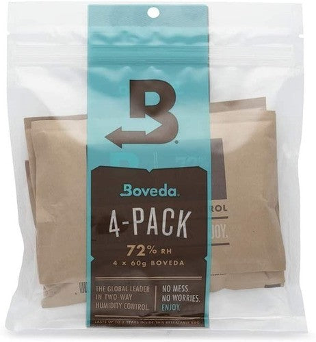 Boveda Control De Humedad 2 Vias 72% Rh Grande 60 Gramos 4pz