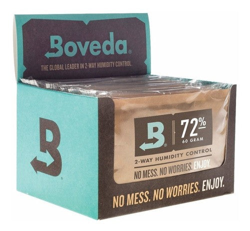 Boveda Caja Grande 12 Pack 60 Gramos Humedad 72%