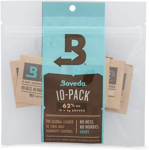 Boveda 62% Rh Control Humedad Bidireccional 4 Gramos 10 Pz