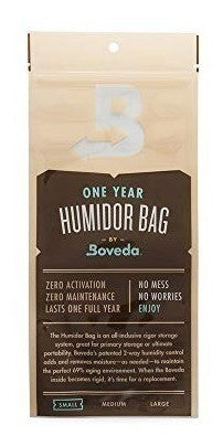 Boveda Humidor Bolsa Pequeña Con Pack 69% 3-5 Cigarros
