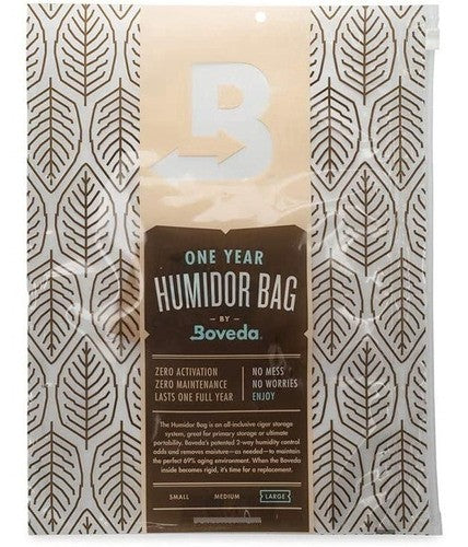 Boveda Humidor Bolsa Grande Con Pack 69% 60- 80 Cigarros
