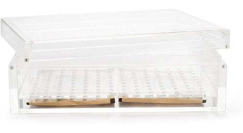 Boveda Acrilico Humidor (pequeño) 20 Robustos 12 Churchil