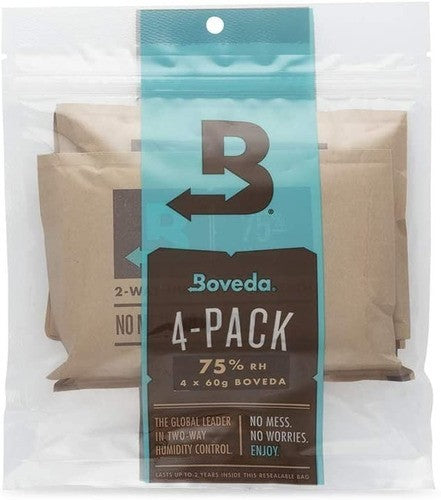 Boveda Control Humedad 2 Vias 75% Rh Grande 60 Gramos 4pz