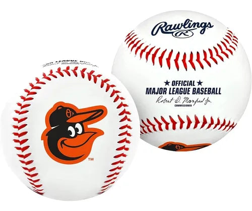 Rawlings Pelota De Baseball Con Logos De Equipo Baltimore Orloles