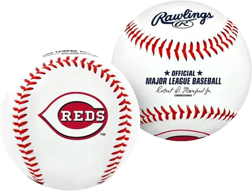 Rawlings Pelota De Baseball Con Logos De Equipo Cincinnati Reds