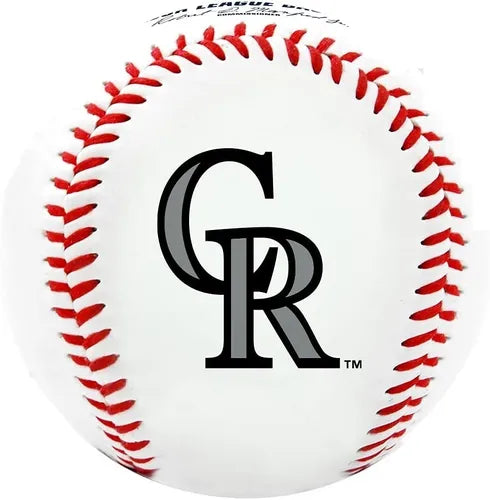 Rawlings Pelota De Baseball Con Logos De Equipo Colorado Rockies