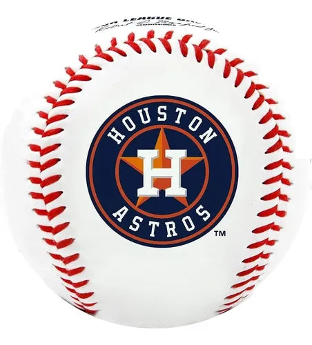 Rawlings Pelota De Baseball Con Logos De Equipo Houston Astros