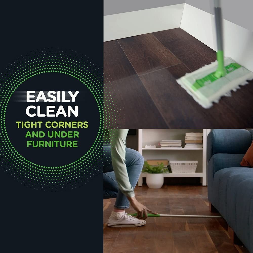 Swiffer Sweeper Dry Sweeping Pad Multi Surface Recargas para trapeadores de piso desempolvados Sin Aroma 52 Paños