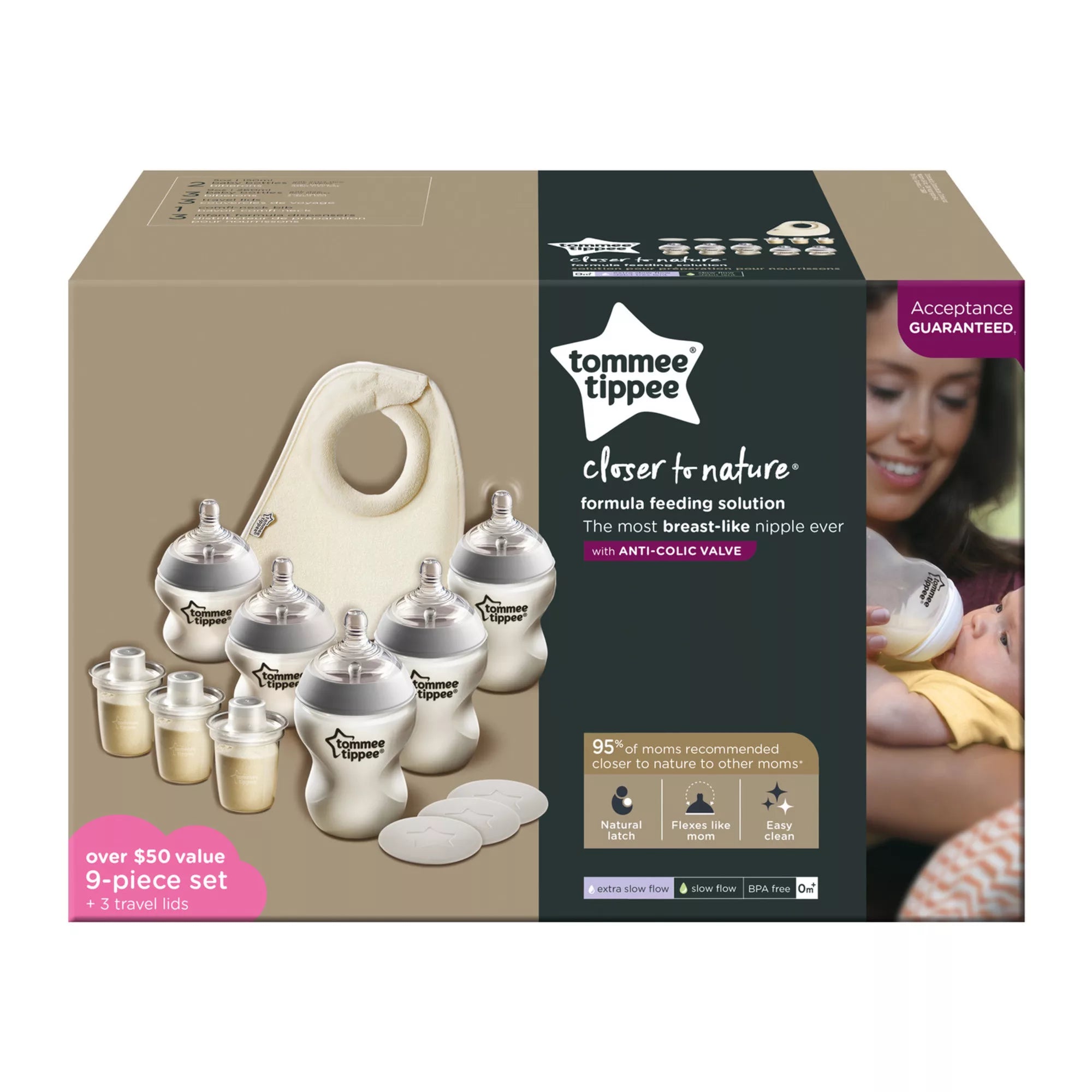 Kit de solución de alimentación con fórmula de Tommee Tippee