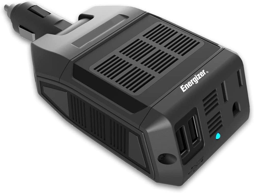 Energizer EN100 Inversor de corriente de conexión directa ultracompacto de CC a CA de 100 W
