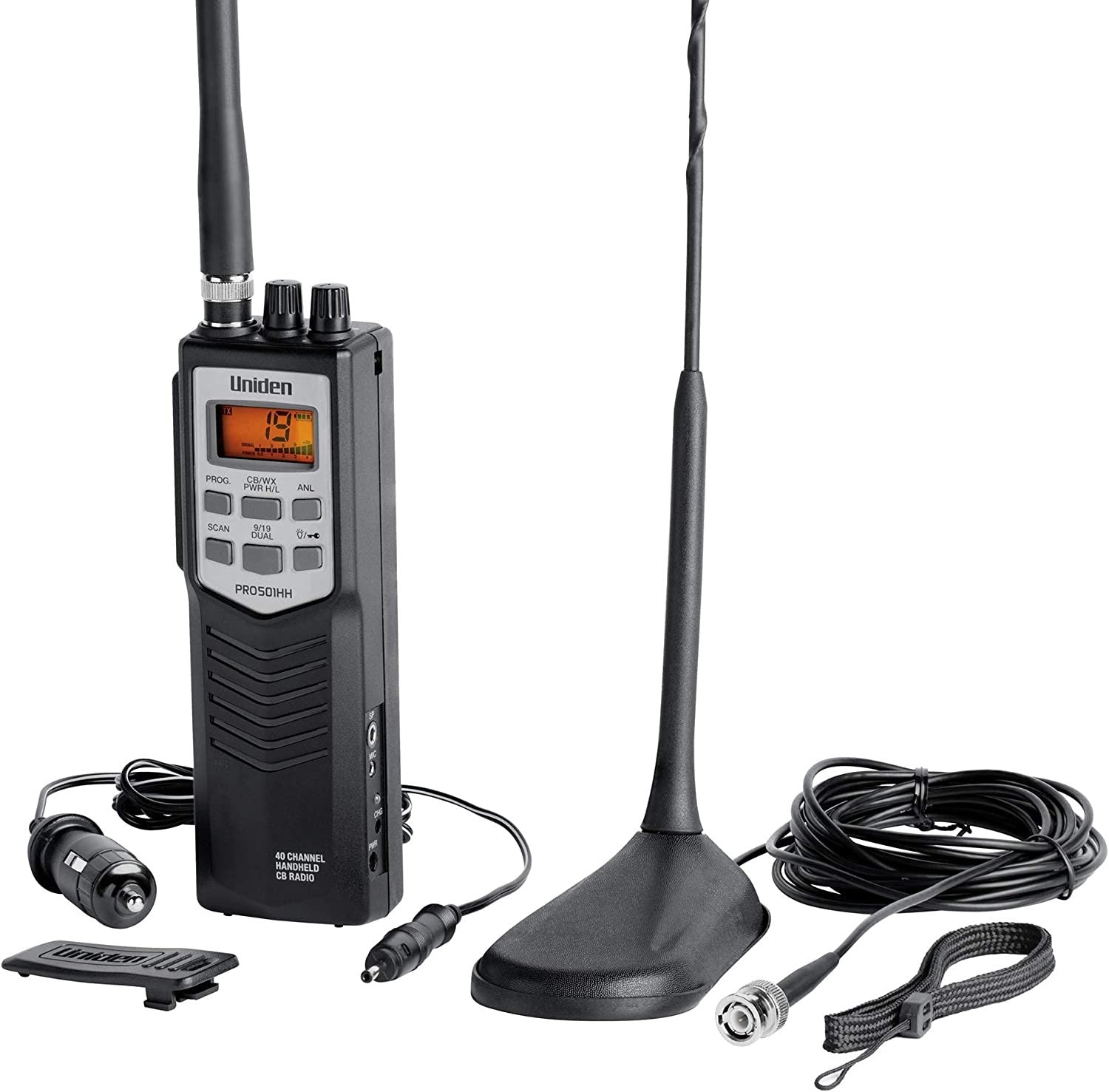 Uniden PRO501TK Pro Series Radio CB portátil