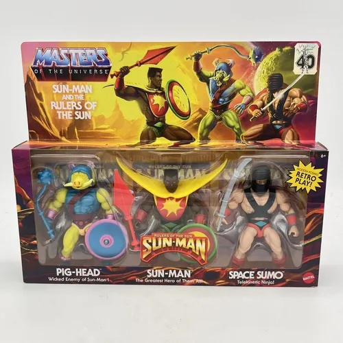 Sun Man And The Rulers Of The Sun Figuras De Accion De Masters U