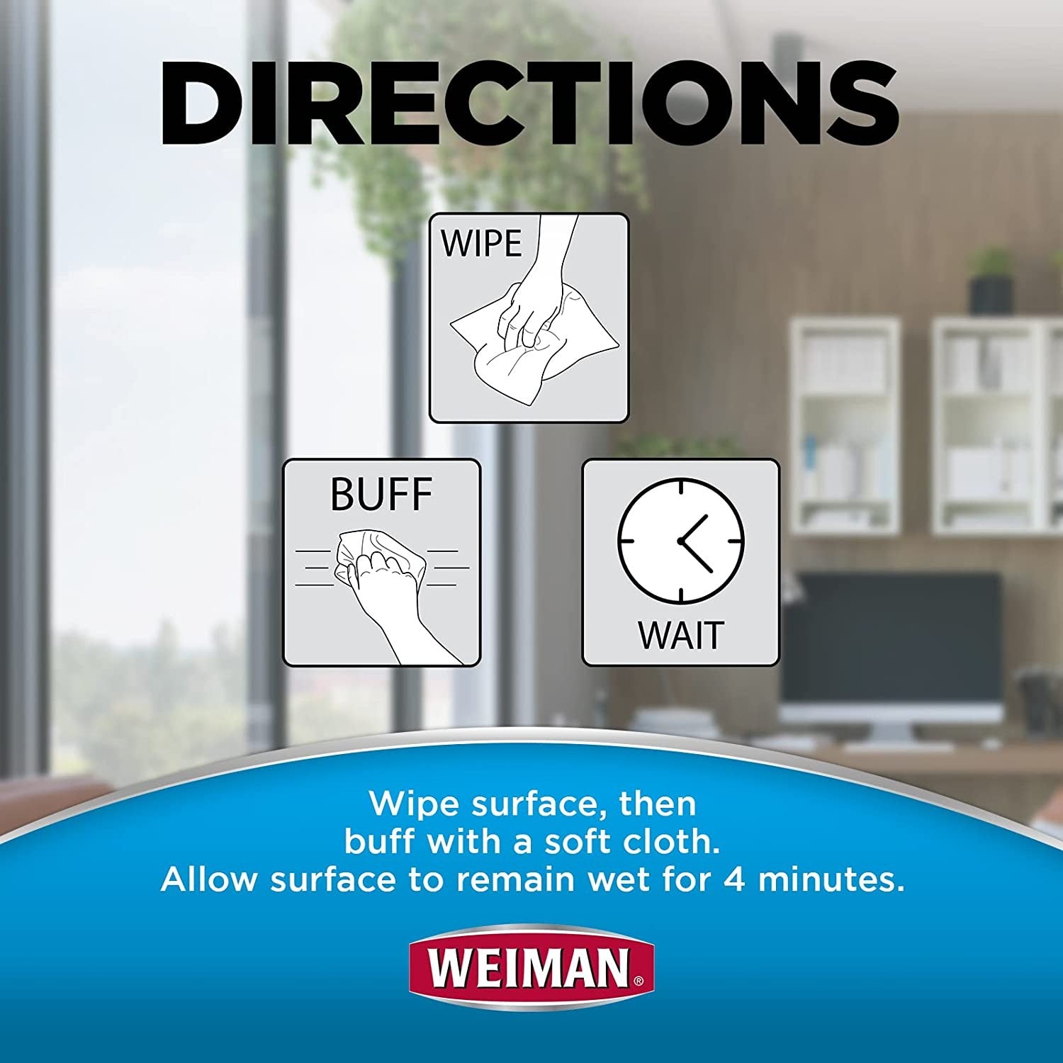 Weiman Toallitas electrónicas, no tóxicas, limpian de forma segura tu pantalla