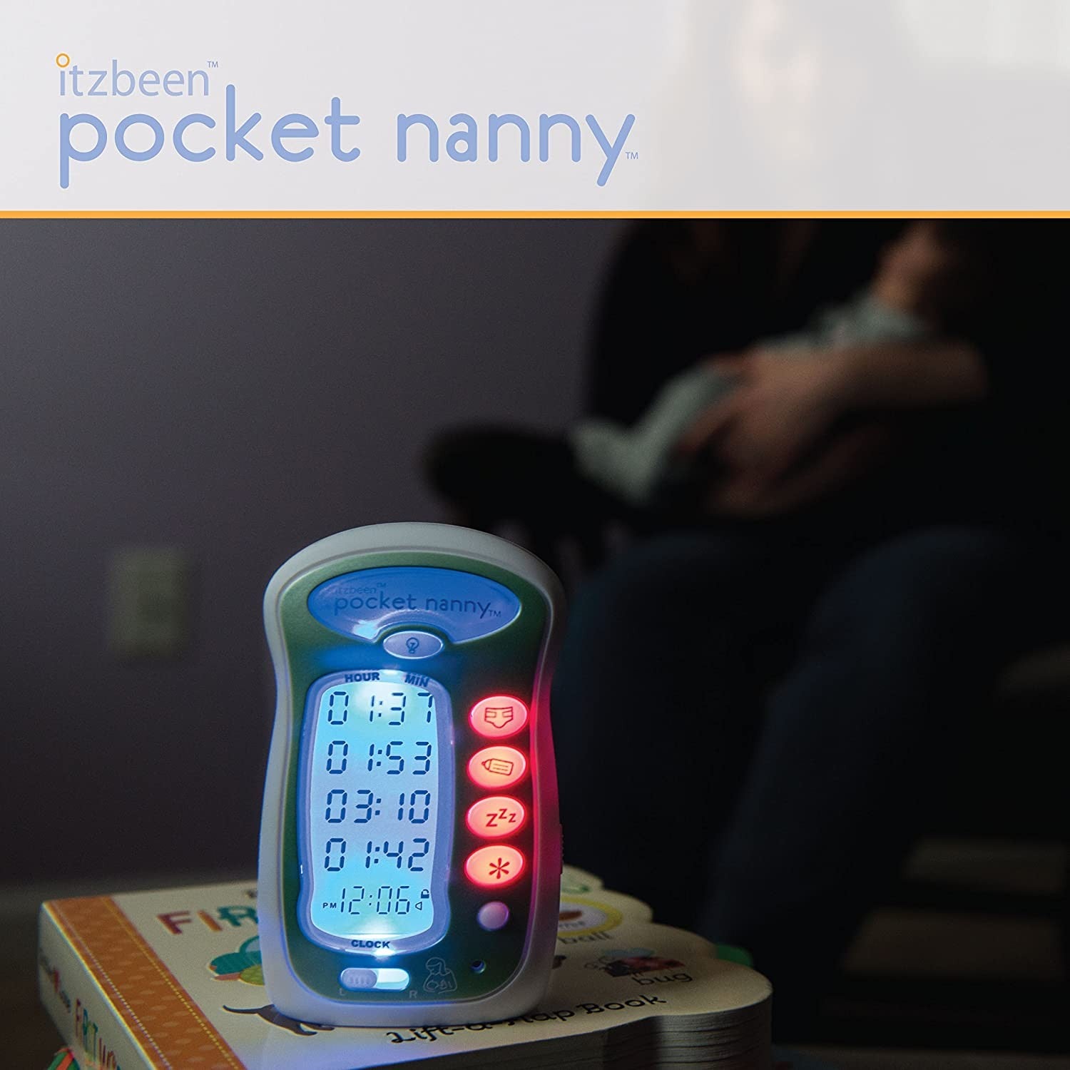 Itzbeen Pocket Nanny Baby Care Timer (Verde)
