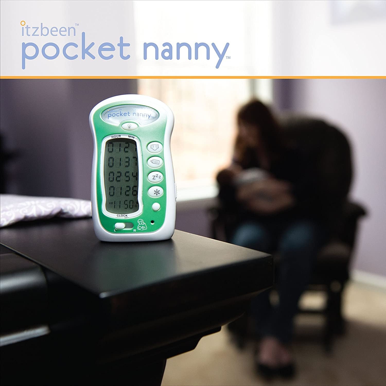 Itzbeen Pocket Nanny Baby Care Timer (Verde)