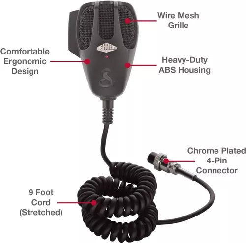 Cobra Hg M77 Micrófono Cb De Repuesto Prémium