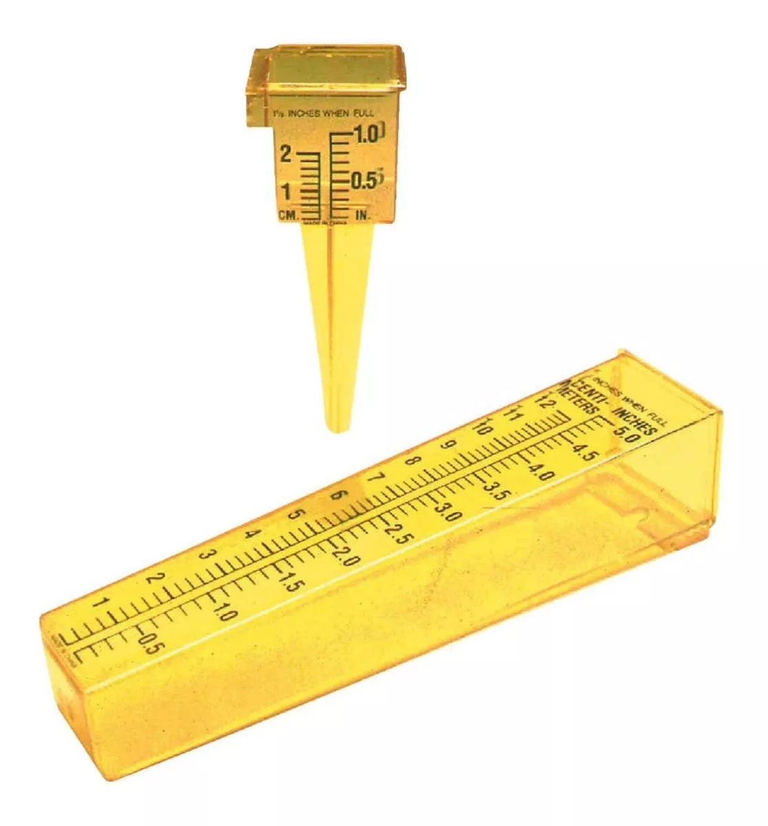Taylor Plastic 2 In-1 Medidor De Lluvia